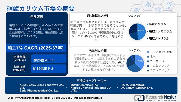 硝酸カリウム市場の業界分析、技術革新、トレンド、成長 2037